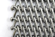 Edge finish sa rod reinforced duplex (mesh lang) Chain Link Belts